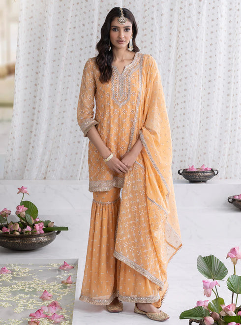 Makhna Kurta with Makhna Garara